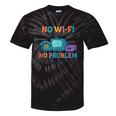 No Wi-Fi No Problem – Retro Dial Up Tech Nostalgia Tie-Dye T-Shirts Black Tie-Dye