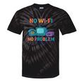 No Wi-Fi No Problem – Retro Dial Up Tech Nostalgia Tie-Dye T-Shirts Black Tie-Dye