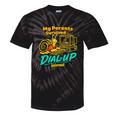 My Parents Survived Dial Up Internet Nostalgia 90s Tie-Dye T-Shirts Black Tie-Dye