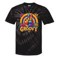 Peace Sign Groovy Vibes Costume Nostalgia Tie Dye Fashion Tie-Dye T-Shirts Black Tie-Dye