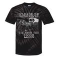 Please Be Patient With Me I'm From The 1900s Humorous Saying Premium Tri-Blend Tie-Dye T-Shirts Black Tie-Dye