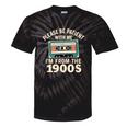 Please Patient I'm From The 1900s Retro Cassette Humor Tie-Dye T-Shirts Black Tie-Dye