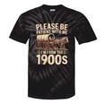 Please Be Patient With Me I'm From The 1900s Retro Humor Tie-Dye T-Shirts Black Tie-Dye