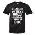 Please Be Patient I'm From The 1900s Retro Premium Tri-Blend Tie-Dye T-Shirts Black Tie-Dye