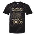 Please Be Patient With Me I'm From The 1900s Retro Vintage Tie-Dye T-Shirts Black Tie-Dye