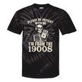 Please Be Patient With Me I'm From The 1900s Skeleton Tie-Dye T-Shirts Black Tie-Dye