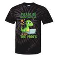 Please Be Patient With Me I'm From The 1900s Soft Tee Premium Tie-Dye T-Shirts Black Tie-Dye