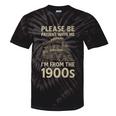 Please Be Patient With Me I'm From The 1900s Steam Train Premium Tie-Dye T-Shirts Black Tie-Dye
