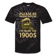 Please Be Patient With Me I'm From The 1900s Steam Train Tie-Dye T-Shirts Black Tie-Dye