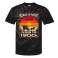 Please Be Patient I'm From The 1900s Sunset Vintage Wagon Premium Tie-Dye T-Shirts Black Tie-Dye