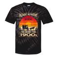 Please Be Patient I'm From The 1900s Sunset Vintage Wagon Tie-Dye T-Shirts Black Tie-Dye