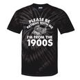 Please Be Patient With Me I'm From The 1900s Typewriter Tie-Dye T-Shirts Black Tie-Dye