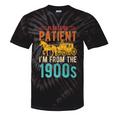 PLEASE BE PATIENT I'M FROM THE 1900s Vintage 1900s 90s Premium Tie-Dye T-Shirts Black Tie-Dye