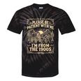 Please Be Patient With Me I'm From The 1900s Vintage Cowboy Tie-Dye T-Shirts Black Tie-Dye