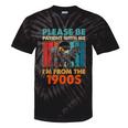 Please Be Patient With Me I'm From The 1900s Vintage Dad Tie-Dye T-Shirts Black Tie-Dye