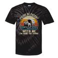 Please Be Patient With Me I'm From The 1900s Vintage Wagon Tie-Dye T-Shirts Black Tie-Dye