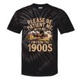 Please Be Patient I'm From The 1900s Vintage Western Humor Tie-Dye T-Shirts Black Tie-Dye