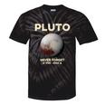 Pluto Never Forget 1930-2006 Planet Space Science Nostalgia Tie-Dye T-Shirts Black Tie-Dye