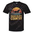 Raised On 90’s Country Horse Retro Nostalgia Western Music Tie-Dye T-Shirts Black Tie-Dye
