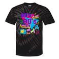 Retro 1980s 80's Baby 1990s 90's Made Me Nostalgia Birthday Premium Tri-Blend Tie-Dye T-Shirts Black Tie-Dye