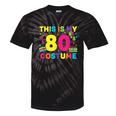 Retro 80's Costume 80s Nostalgia Party Tie-Dye T-Shirts Black Tie-Dye