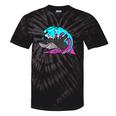 Retro 80s Shark Whale Diving Nostalgia Shark Party Tie-Dye T-Shirts Black Tie-Dye Retro 80s Shark Whale Diving Nostalgia Shark Party Tie-Dye T-Shirts Black Tie-Dye