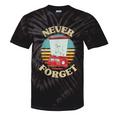 Retro Gaming Never Forget Nostalgia Vintage Tie-Dye T-Shirts Black Tie-Dye