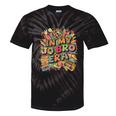 Retro Nostalgia Era Disco Groovy 80s 90s Vintage Aesthetic Tie-Dye T-Shirts Black Tie-Dye