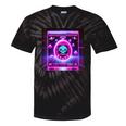 Retro Nostalgia Vaporwave- Error 404 Tie-Dye T-Shirts Black Tie-Dye