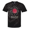 Retro Pluto Never Forget Classic Planet Pluto Nostalgia Tie-Dye T-Shirts Black Tie-Dye