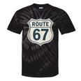 Retro Route 67 Highway Sign Vintage Road Nostalgia Tie-Dye T-Shirts Black Tie-Dye Retro Route 67 Highway Sign Vintage Road Nostalgia Tie-Dye T-Shirts Black Tie-Dye