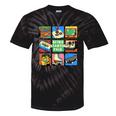 Retro Starter Pack 80s 90s Vintage Nostalgia Cassette Tape Tie-Dye T-Shirts Black Tie-Dye