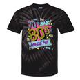 Retro Vintage 70's Baby 80's Made Me Nostalgia Classic Tie-Dye T-Shirts Black Tie-Dye