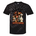 Support Your Local Trick Or Treaters Retro Spooky Nostalgia Tie-Dye T-Shirts Black Tie-Dye