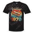 Vintage 1970 Retro Cassette Tape 70s Born Nostalgia Birthday Tie-Dye T-Shirts Black Tie-Dye