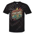 Vintage 1980 Retro Badge Decade Nostalgia Graphic Emblem Tie-Dye T-Shirts Black Tie-Dye