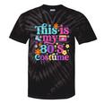 Vintage 80s Costume Nostalgia 1980s Fashion Cute Girls Women Tie-Dye T-Shirts Black Tie-Dye