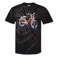 Vintage Bicycle With Playing Cards Nostalgia Premium Tri-Blend Tie-Dye T-Shirts Black Tie-Dye