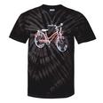 Vintage Bicycle With Playing Cards Nostalgia Tie-Dye T-Shirts Black Tie-Dye