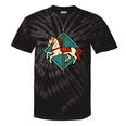 Vintage Carousel Horse Merry Go Round Nostalgia Art Premium Tie-Dye T-Shirts Black Tie-Dye