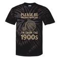 Vintage Please Be Patient With Me I'm From The 1900s Cycle Tie-Dye T-Shirts Black Tie-Dye