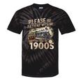 Vintage Please Be Patient With Me I'm From The 1900s Train Tie-Dye T-Shirts Black Tie-Dye
