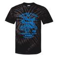 Vintage Racing Automotive Nostalgia Distressed Car Tie-Dye T-Shirts Black Tie-Dye