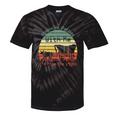 Vintage Sunset Please Be Patient With Me I'm From The 1900s Premium Tie-Dye T-Shirts Black Tie-Dye