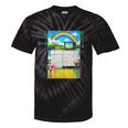 Women's Frutiger Aero Aesthetic Rainbow Glitch Art Tie-Dye T-Shirts Black Tie-Dye