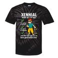 Xennial Born 1977 To 1983 Nostalgia Tie-Dye T-Shirts Black Tie-Dye