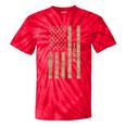 1964 Year Nostalgia Desert Camo Distressed American Flag Tie-Dye T-Shirts Red Tie-Dye