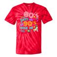 1980s 80's Baby 1990s 90's Made Me Birthday Nostalgia Vibes Tie-Dye T-Shirts Red Tie-Dye