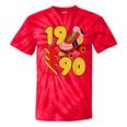 1990 Retro Roller Skate Vintage 90s Nostalgia Collector Tie-Dye T-Shirts Red Tie-Dye