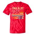 This Is My 70s Costume Vintage Nostalgia Mixtape 1970s Party Tie-Dye T-Shirts Red Tie-Dye